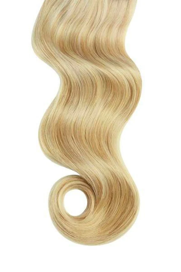 Balayage Doré Pâle #M14/22 – Hand-Tied Wefts