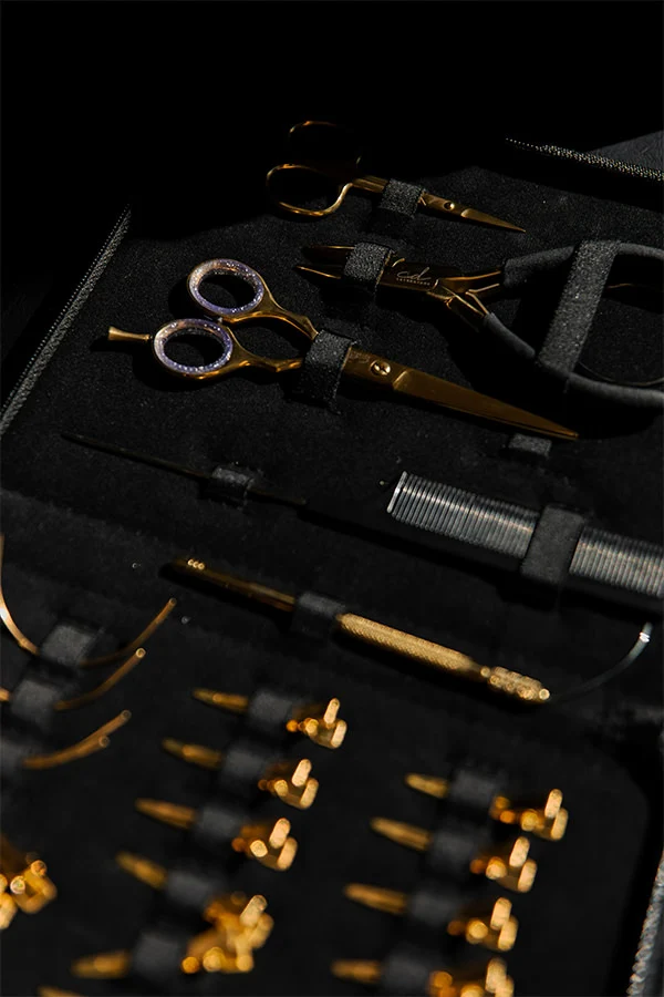 Trousse en cuir - Outils de pose