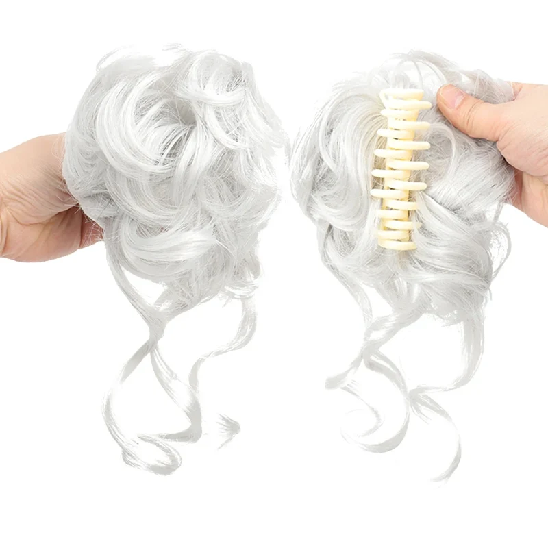 Faux Chignon avec Pince Crabe