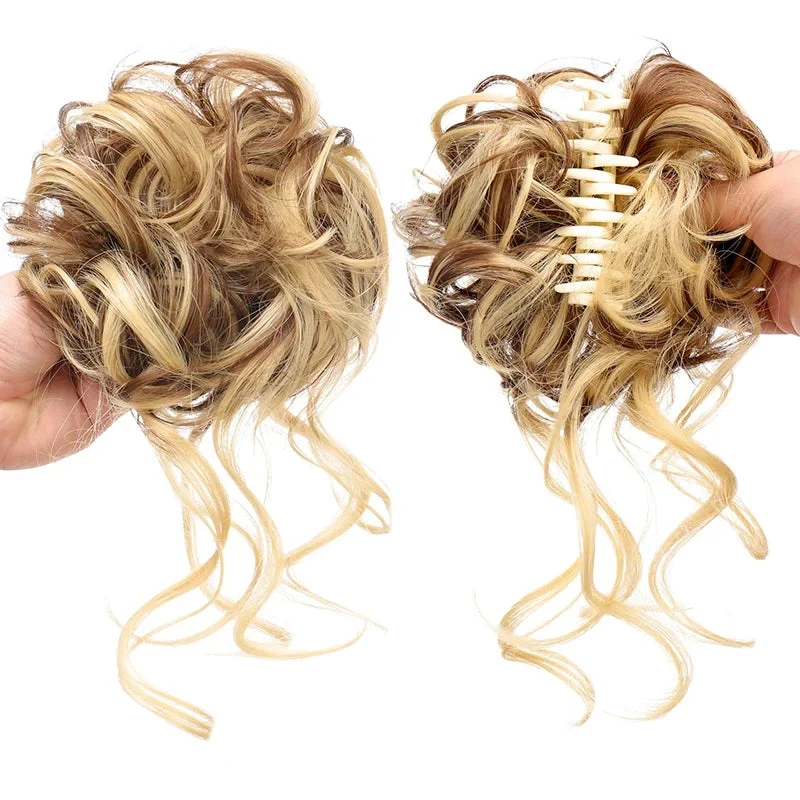 Faux Chignon avec Pince Crabe