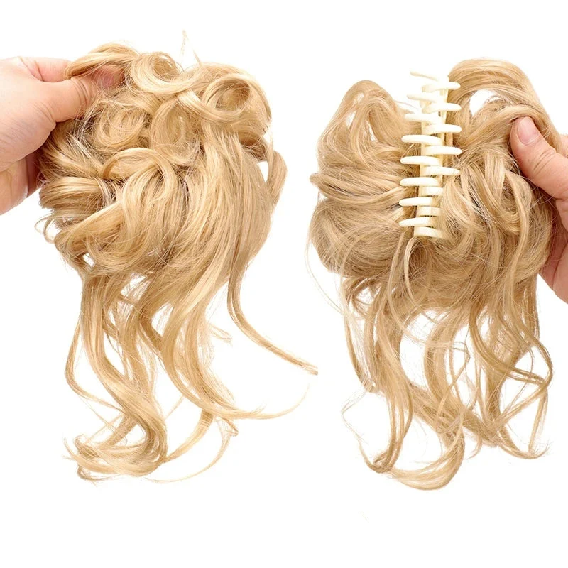 Faux Chignon avec Pince Crabe