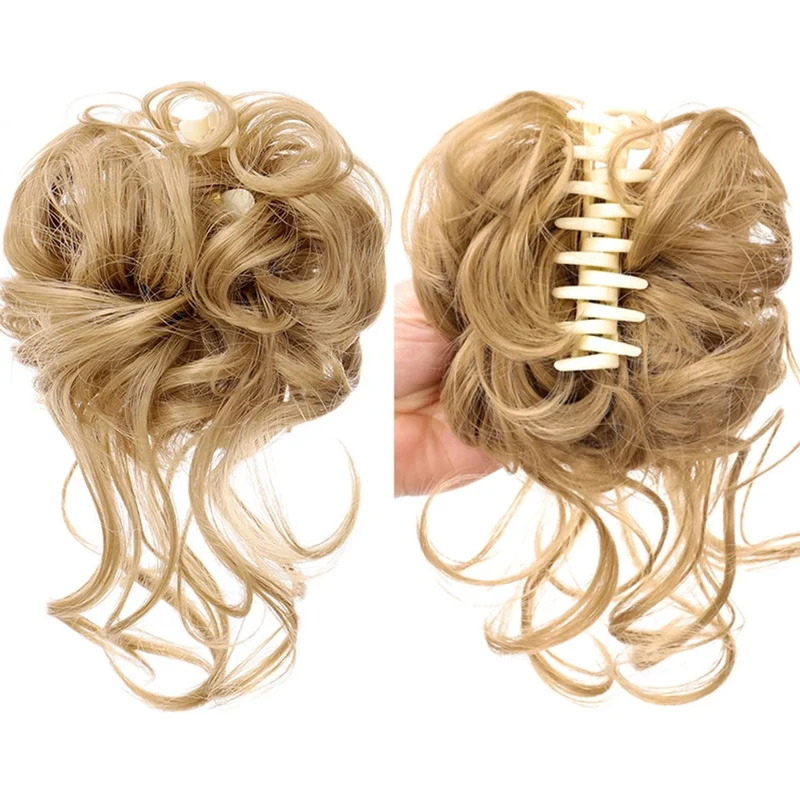 Faux Chignon avec Pince Crabe