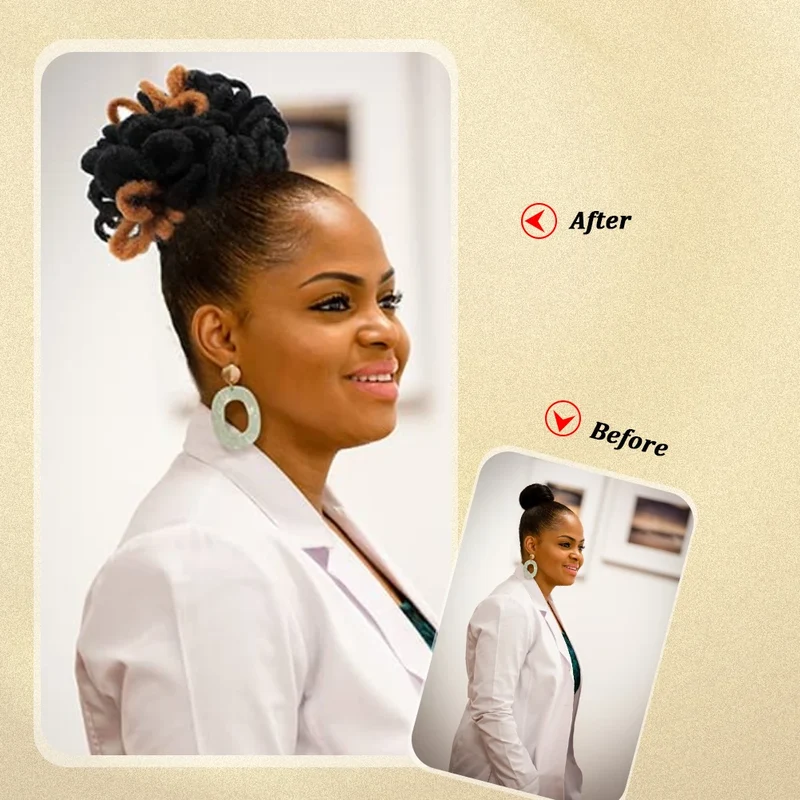 Postiche Chignon Afro