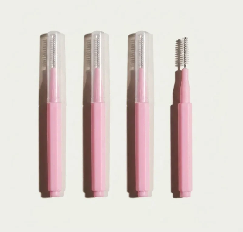 Lot de brosses à Sourcils Professionnelles avec Capuchon