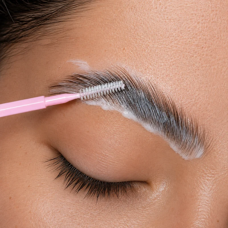 Lot de brosses à Sourcils Professionnelles avec Capuchon
