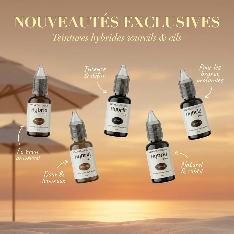 Hybrid Tint Black – Teinture cils & sourcils noir absolu