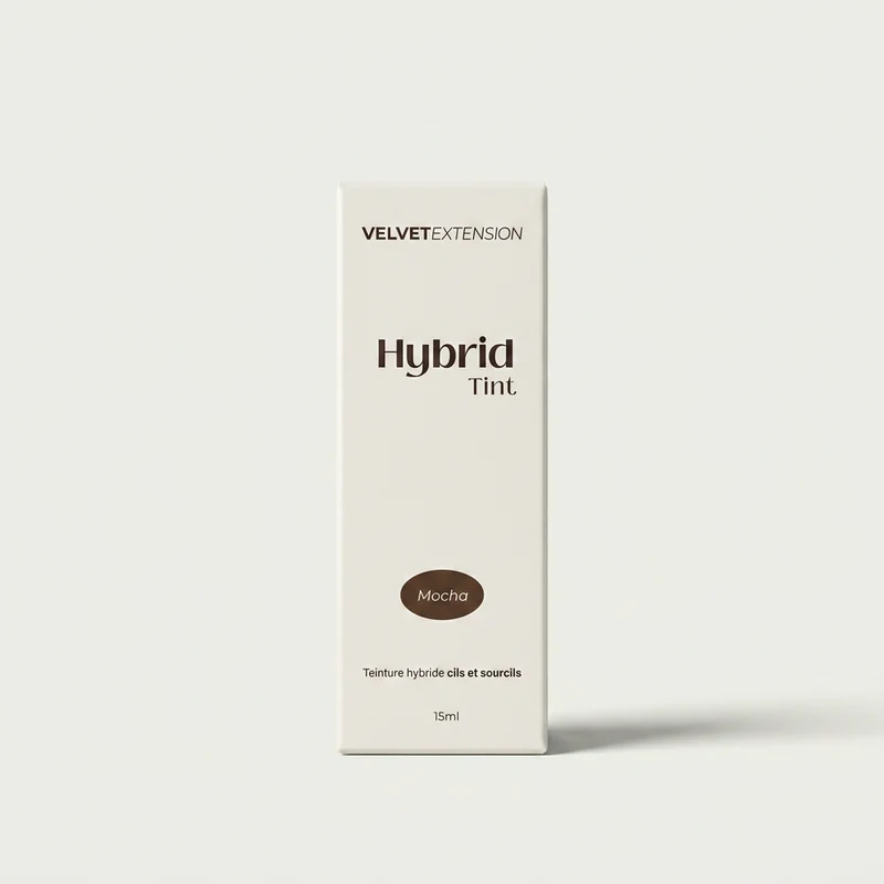 Hybrid Tint Mocha – Teinture cils & sourcils brun foncé intense