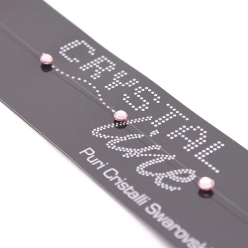 crystal line - strass Péridot sur fil