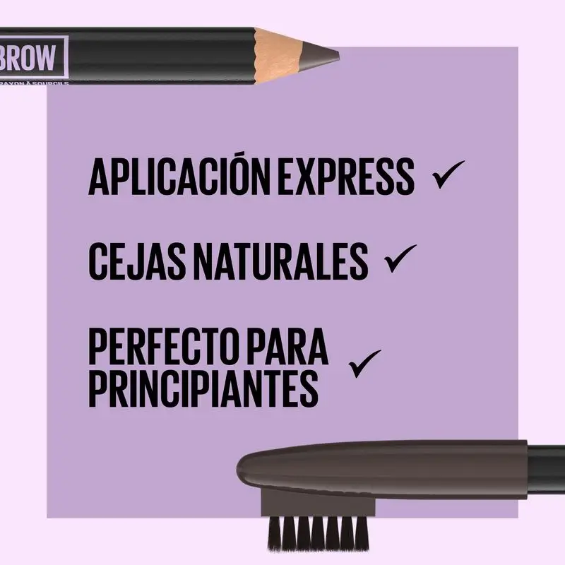 Maybelline New York Express Brow Crayon à Sourcils Teinte 06 Noir Marron