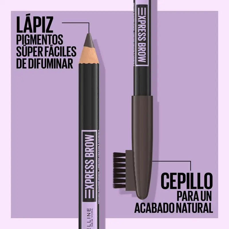 Maybelline New York Express Brow Crayon à Sourcils Teinte 06 Noir Marron