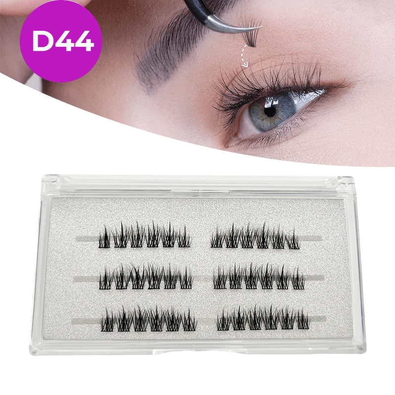 Extensions de cils DIY en grappes de cils -D44