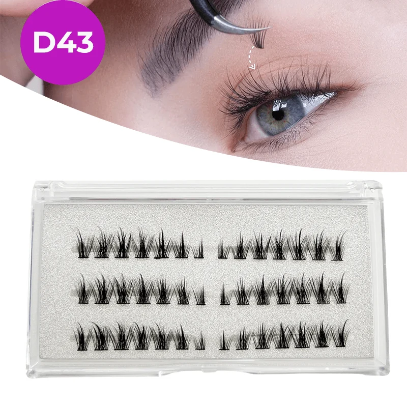Extensions de cils DIY en grappes de cils -D43
