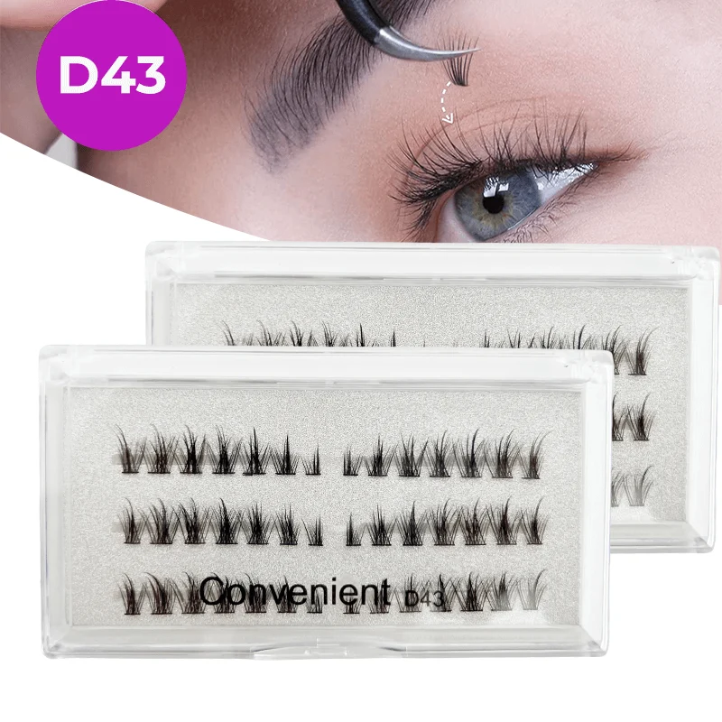 Extensions de cils DIY en grappes de cils -D43