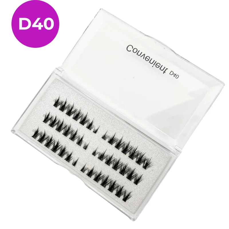 Extensions de cils DIY en grappes de cils - D40