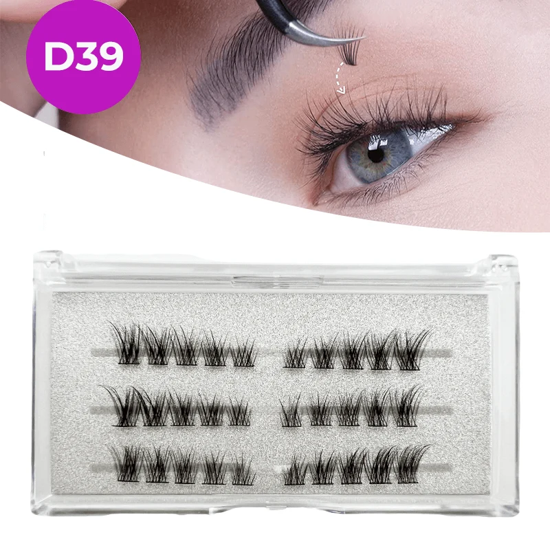 Extensions de cils DIY en grappes de cils -D39