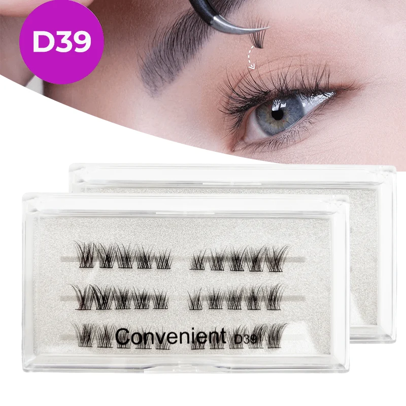 Extensions de cils DIY en grappes de cils -D39