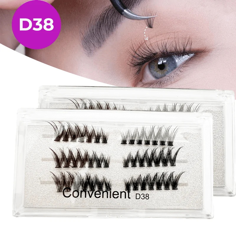 Extensions de cils DIY en grappes de cils -D38