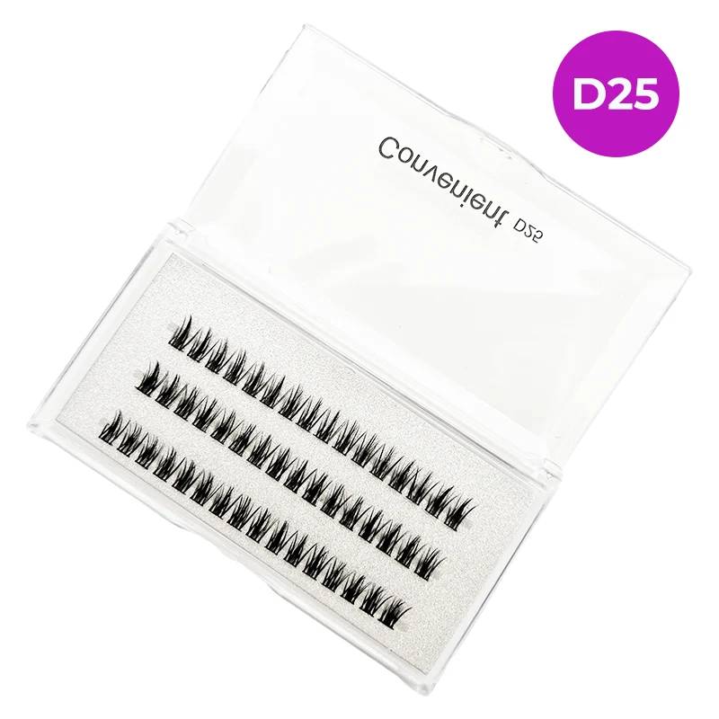Extensions de cils DIY en grappes de cils -D25
