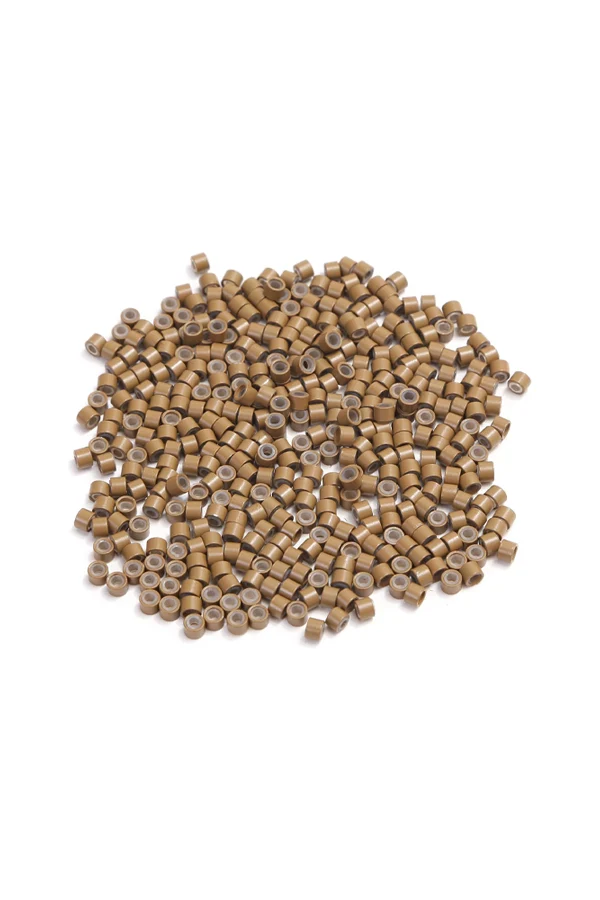 Micro-anneaux - Blond foncé (Paquet de 1000)