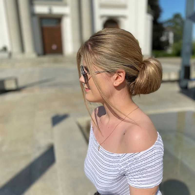 chouchou en cheveux naturels