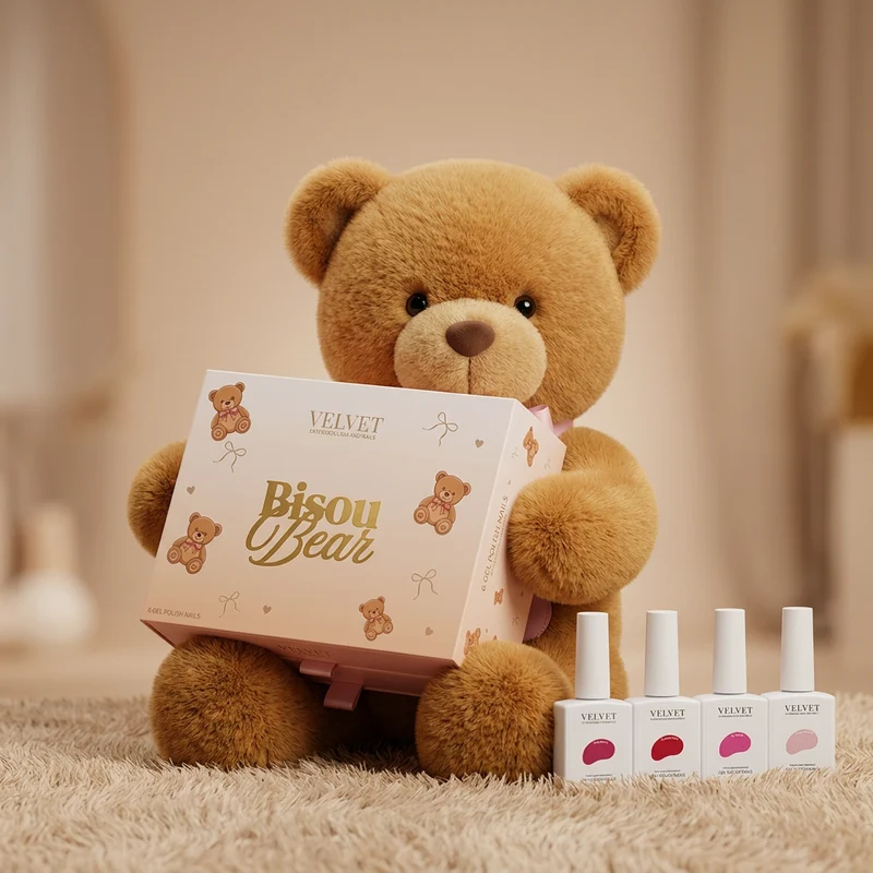 Box kit vernis semi permanent Bisou Bear