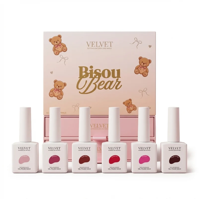 Box kit vernis semi permanent Bisou Bear