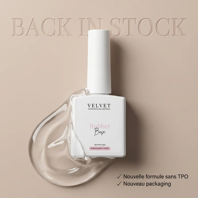 Rubber base transparente Clear