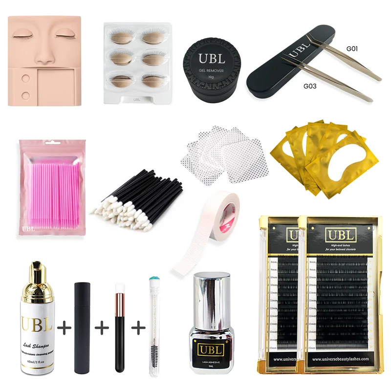 Kit d'extension de cils professionnel