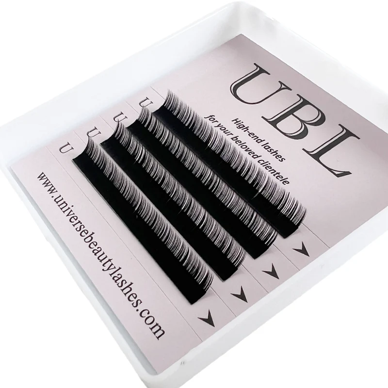 Extensions de cils inférieurs inférieurs 6 mm/7 mm 0.10 mm - 4 rangées