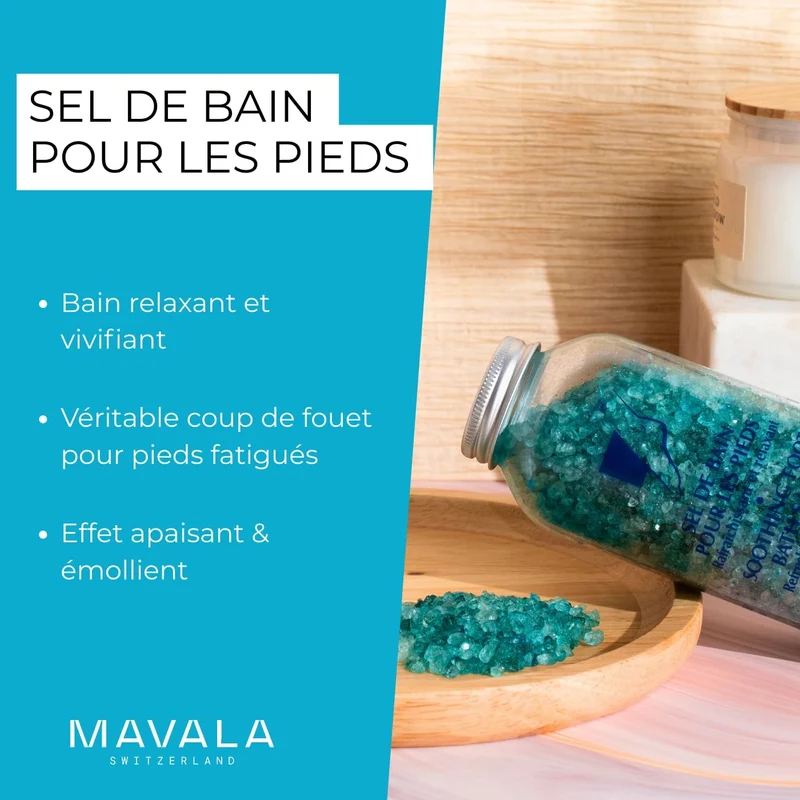 Sel pour le bain des pieds