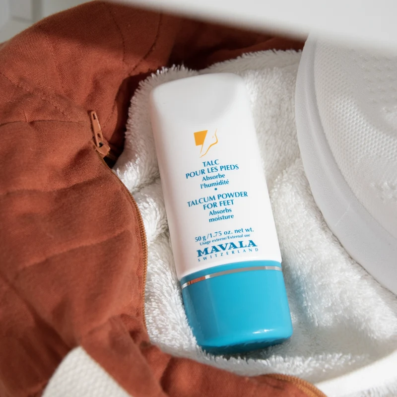 Talc pour les pieds