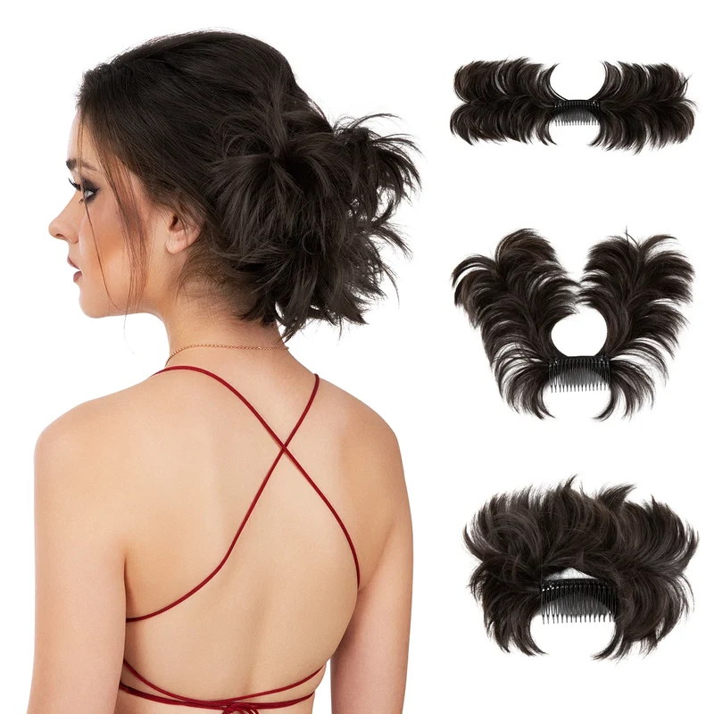 Postiche Cheveux avec Pince