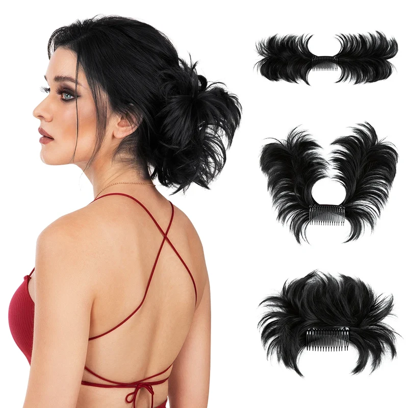 Postiche Cheveux avec Pince