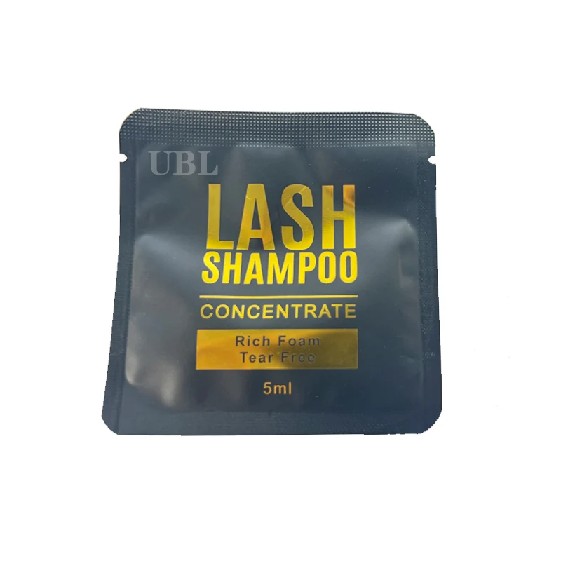 Concentré de shampooing pour extensions de cils, sans irritation, 5ml x 10