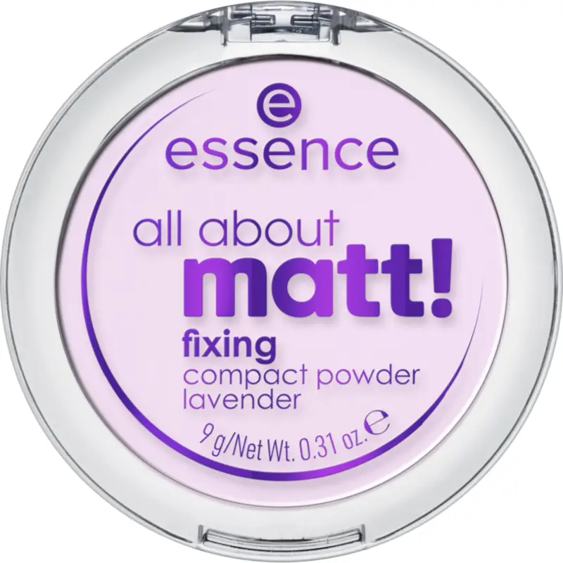 Poudre compacte fixante Essence « All About Matt ! » à la lavande, 9 g