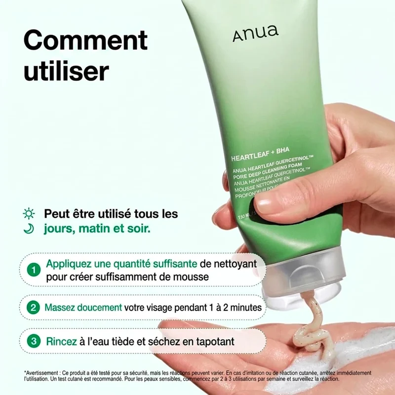 Mousse Nettoyante en Profondeur pour les Pores HEARTLEAF