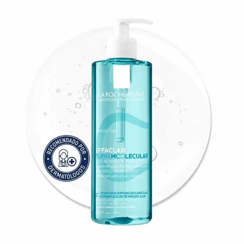 Gel nettoyant Effaclar Supramolecular de La Roche-Posay, 400 ml