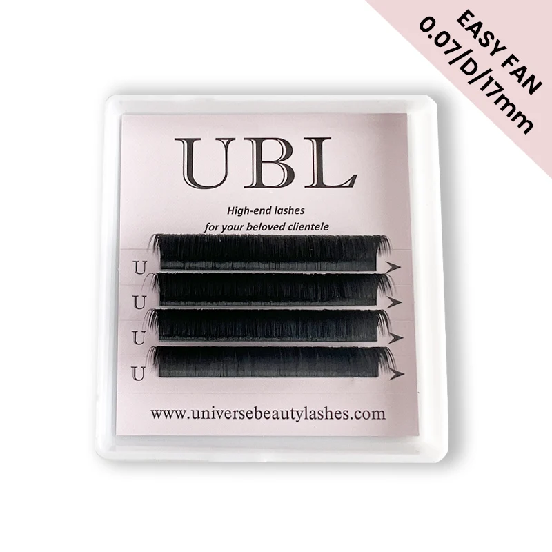 Mini plateau 0.07 mm Hyloon Easy Fan Extensions de cils 16 mm/17 mm - 4 rangées