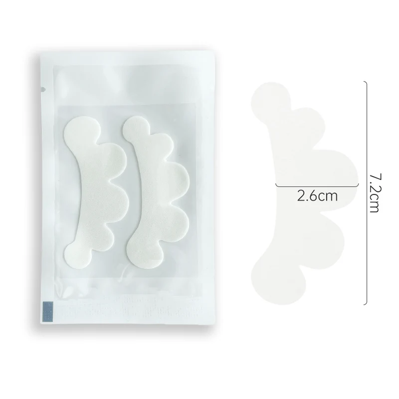 Coussinets fins en micromousse de 0.5mm pour extensions de cils, 50 pièces/sac