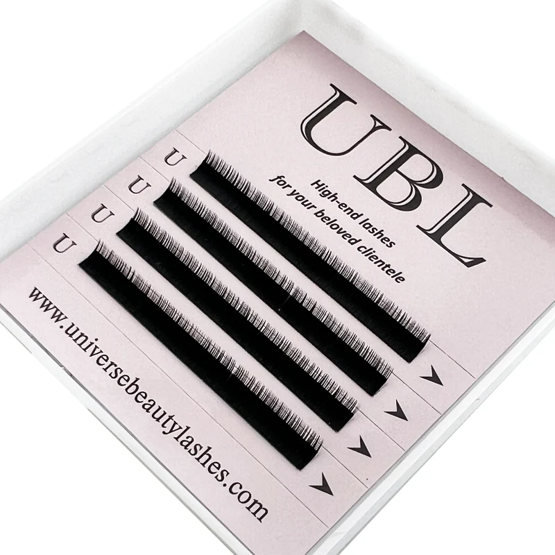 Extensions de cils inférieurs inférieurs 5 mm/6 mm/7 mm 0.07 mm - 4 rangées