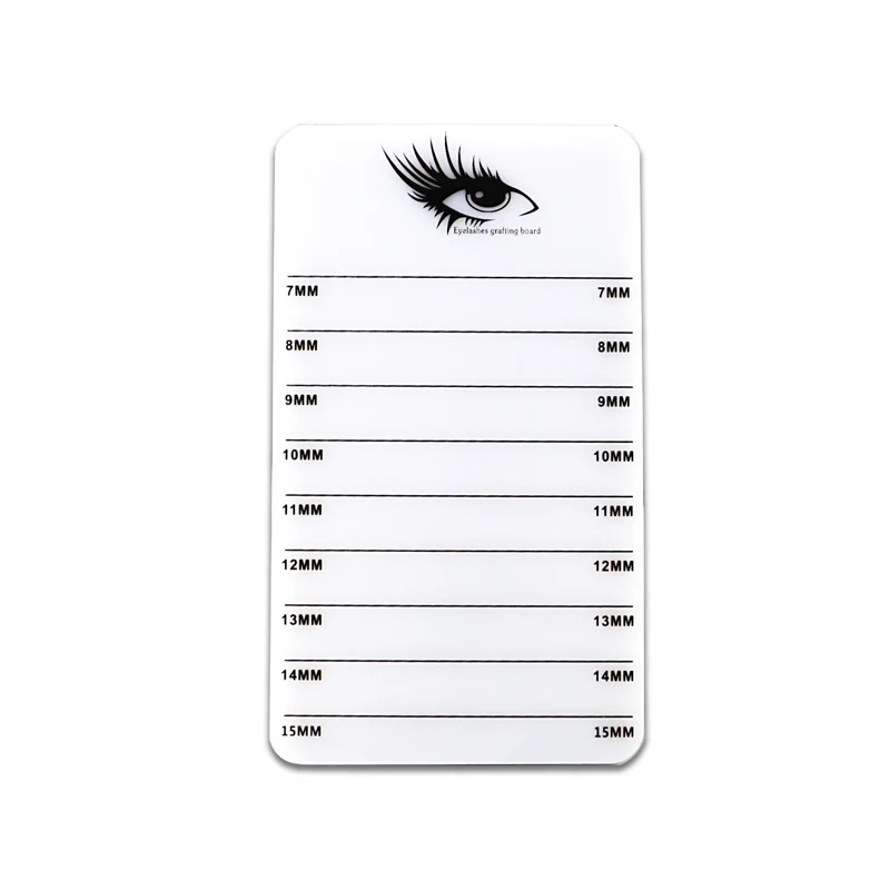 Palette de cils blancs pour extensions de cils