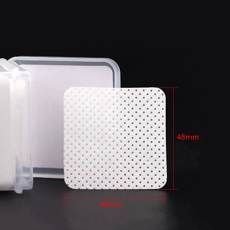 Lingettes non pelucheuses pour nettoyer les buses de colle et les pinces à colle pour extensions de cils