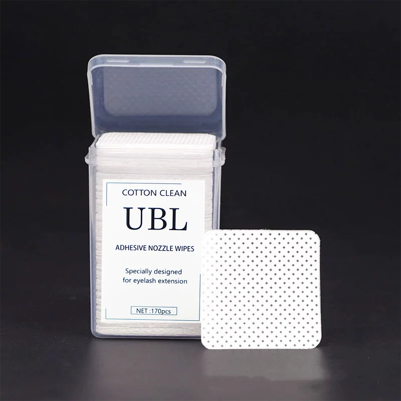 Lingettes non pelucheuses pour nettoyer les buses de colle et les pinces à colle pour extensions de cils