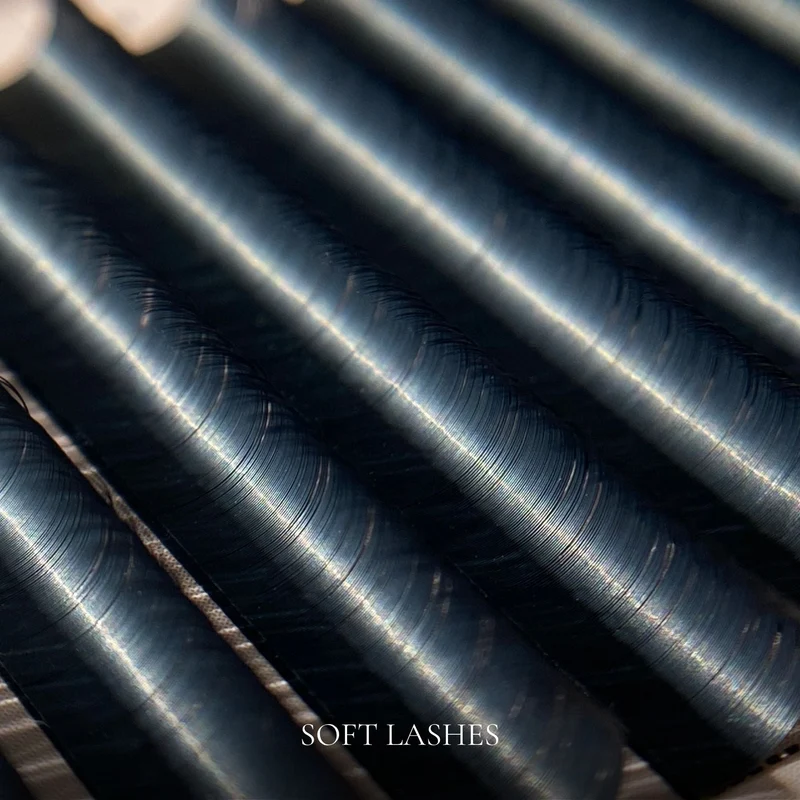 Soft Lashes – Extensions de cils en soie 0.15 – Courbure D – Destockage