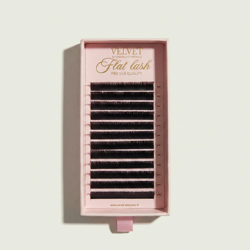 Flat Lashes – Extensions de cils cil à cil – Boîte taille unique