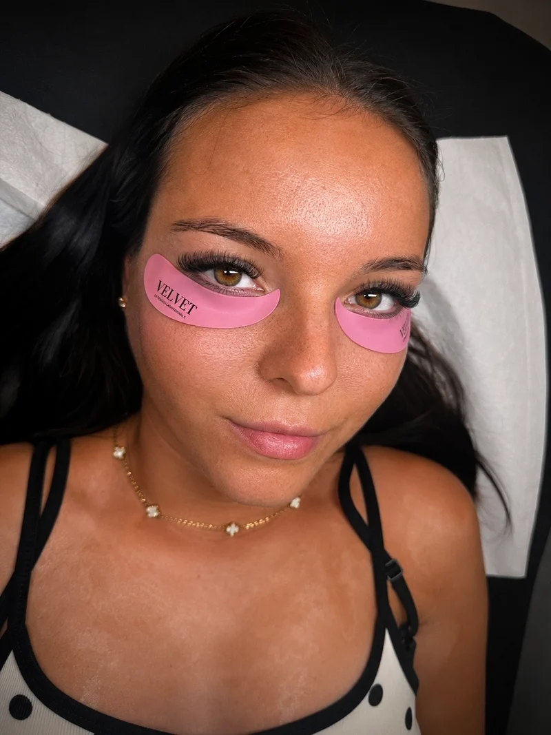 Patchs Silicone Réutilisable Extensions de Cils – Contour des Yeux Pro