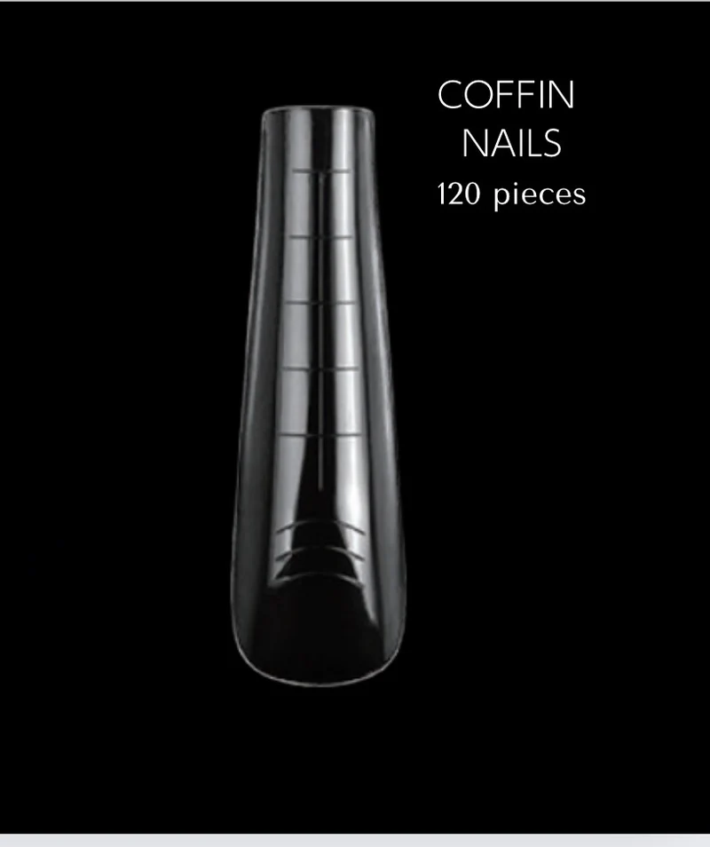 Popits nails "Coffin nails"
