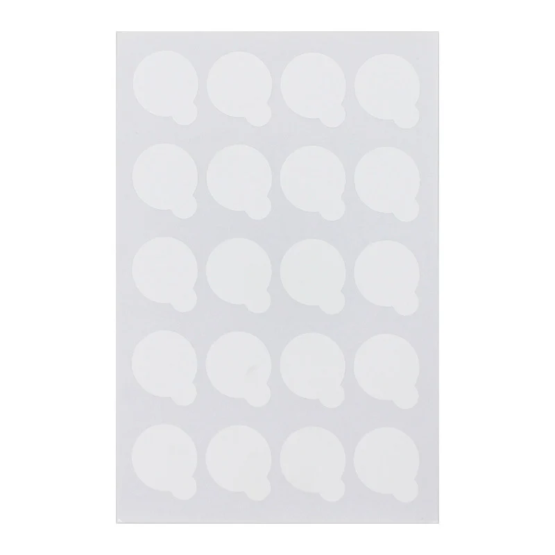 Tampon autocollant jetable pour palette de colle d'extension de cils, 2.5cm/1 pouce