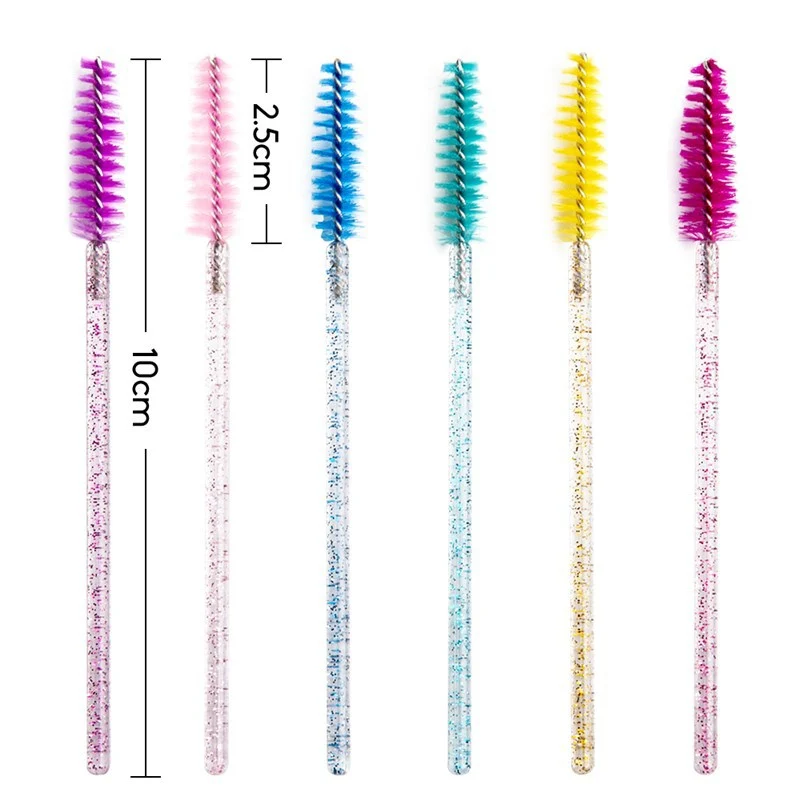 Brosse à cils jetable/Spoolies à cils 50 pièces/sac