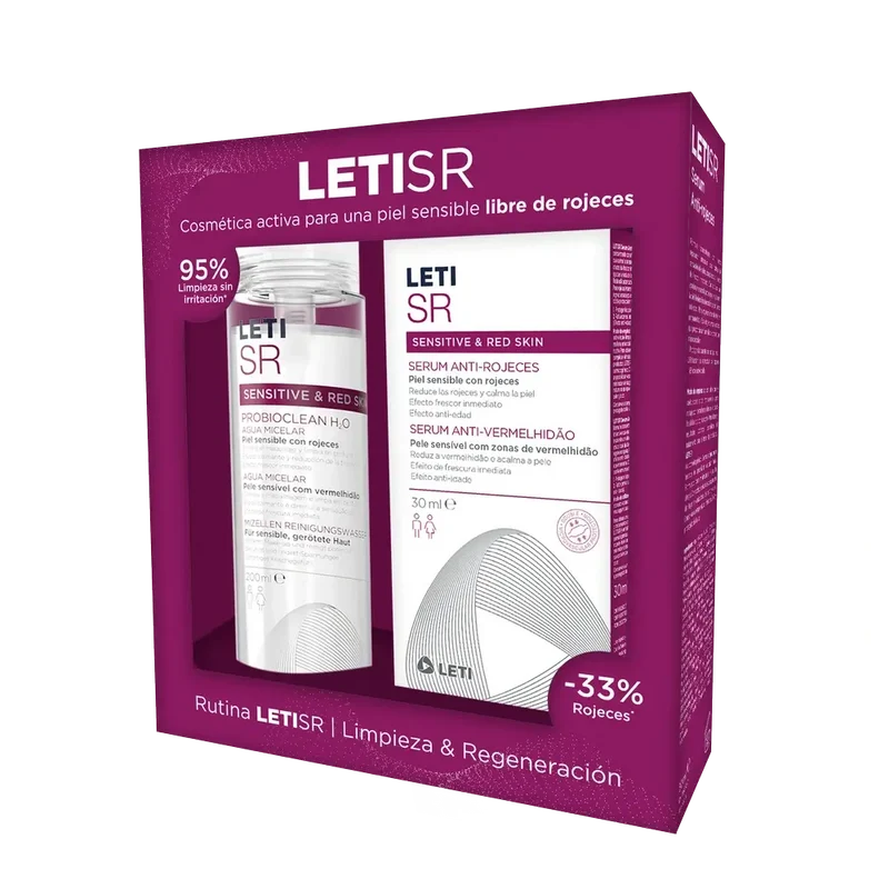 Leti SR Serum Box 30 Ml + Eau micellaire 200 Ml